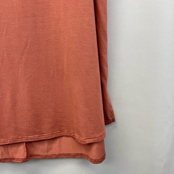 Mai Soli Womens Shift Dress Rose Stretch Scoop Neck Half Sleeve Tie Size XL New - Picture 9 of 11